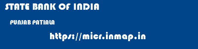 STATE BANK OF INDIA  PUNJAB PATIALA    micr code